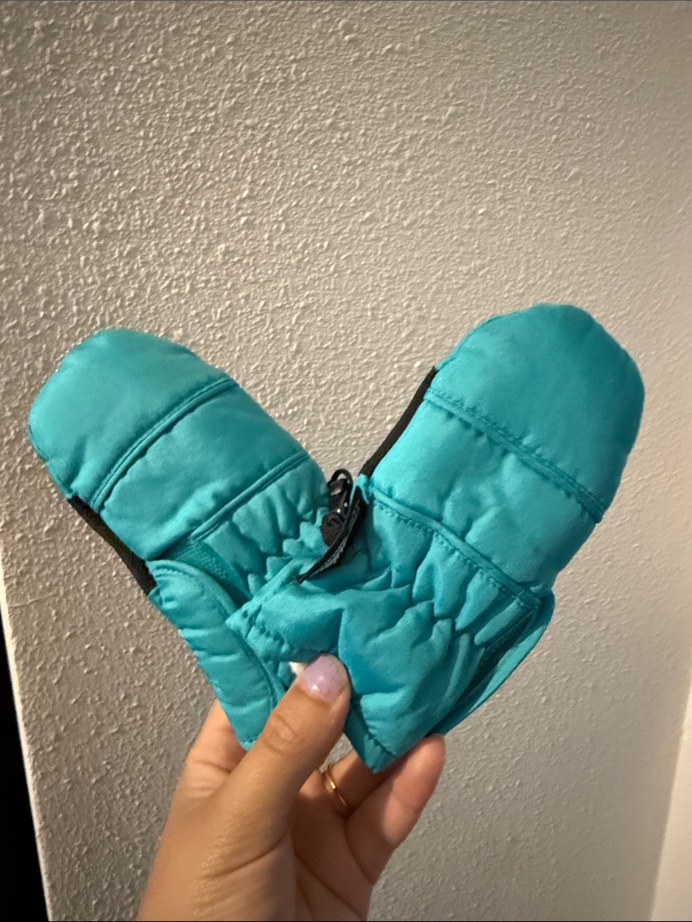 Thinsulate Snow Mittens Gloves Blue Green Black 40 grams